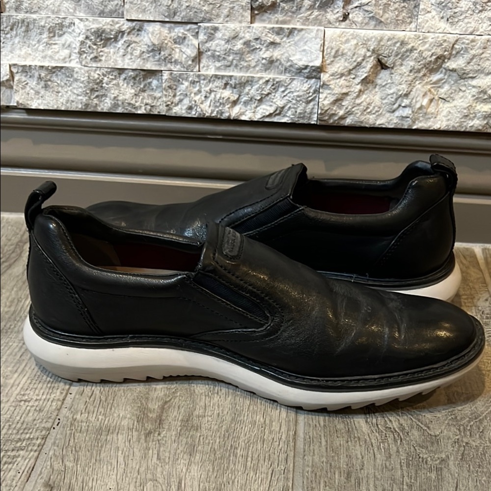 Mark Nason Black Slip-On Leather Loafers size 9 1/2 - Picture 6 of 13